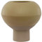 Vase braun aus Steingut Ø15xH15cm