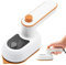 Travel Iron Mini Iron Machine for Clothes, Portable Micro Steam Iron Handheld 180°Rotatable Professional Small Iron for Home Business Traveling Sewing (White)