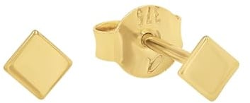 Amor Ohrstecker Unisex Damen Herren Ohrschmuck, 0,3 cm, Gold, Kommt in Schmuck Geschenk Box, 2026684
