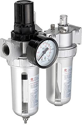 High Pressure 1/2 Inch Air Compressor Oil Lubricator,Moisture Regulator,Air Source Water Filter With Connecting Pneumatic Parts Tool
