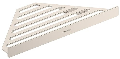 Hansgrohe AddStoris 41741820 Panier d'angle en nickel brossé 15,2 cm