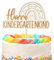 Cake Topper Kindergartenkind Holz Boho Regenbogen Tortendeko Kindergarten Start Kita 2025 Anfang Torten Topper Kuchendeko Einschulung Party Deko für Junge Mädchen