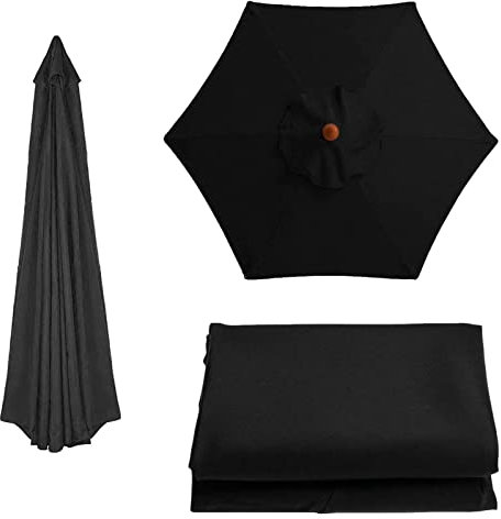 repuesto para sombrilla, cubierta sombrilla poliéster para patio al aire libre | Cubierta protectora lavable UV30+ para playa, terraza, parque infantil, jardín