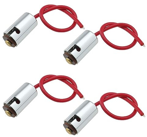 ECSiNG 4pcs Connecteur de Support de Douille d'ampoule BA9S T4W pour Pièces Automobiles de Phare de Feu Arrière de Lumière de Frein d'instrument Lumière de Tour