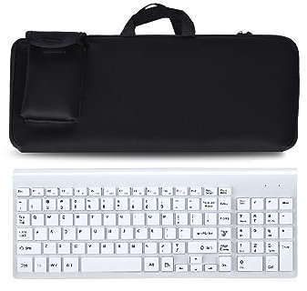 AF-WAN Juego de funda de neopreno para ratón y teclado, adecuada para JOYACCESS Wireless Mouse Keyboard (AZERTY Layout) en casa, oficina y al aire libre, negro