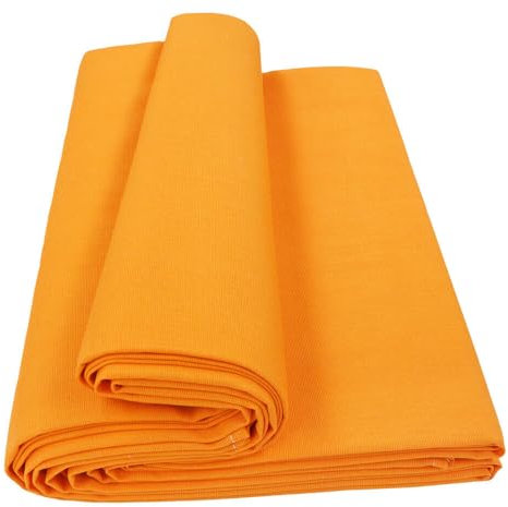 emmevi Telo Arredo Cotone Copridivano Granfoulard Copri Letto Divano Tessuto Multiuso 260X280 Giallo