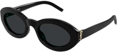 SAINT LAURENT OCCHIALI DA SOLE SL M136 NERO-NERO-NERO 52 DONNA, NERO-NERO-NERO, 52