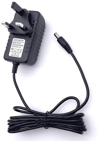 JZK AC Adapter UK Power Supply AC 100-240V to DC 12 V 0.5A 1A for General, 12V led Strip Light lamps, HUB Switches, CCTV Security Cameras, Wireless Wifi Router,Electronic Piano Keyboard and more