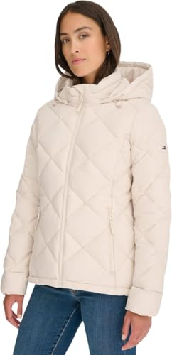 Tommy Hilfiger Damen Leichter Mantel für Jeden Tag Daunenalternativer Mantel