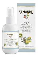 L'AMANDE - Acqua Profumata Donna e Uomo Spray Analcolica, Idratante Corpo Rilassante con Oli Essenziali Bio dell'Umbria - Lozione Rinfrescante Delicata al Finocchietto e Santoreggia Montana 125 ml