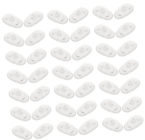 COLLBATH 250stücke Rutschfeste Nasenpads Für Brillen Angenehm Langlebig Und Einfach Zu Montieren Geeignet Für Sonnenbrillen Und Lesebrillen
