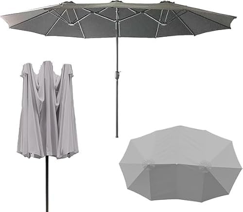 nonotse Jardin Sombrilla Reemplazar la tapa,Terraza Sombrilla Reemplazar la tapa,Sombrilla Grande Reemplazar la tapa,Sombrilla Doble Reemplazar la tapa(Excluyendo el marco y la parte inferior)