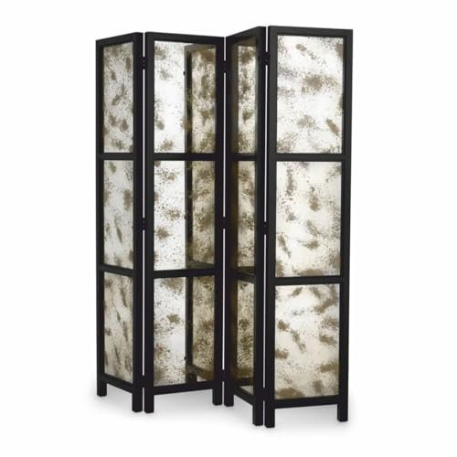 Casa Padrino Luxus Raumteiler Schwarz 200 x H. 225 cm - Luxus Möbel