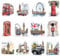 Luvart London Fridge Magnets Souvenirs - 12 Pcs British Magnet for Fridge Deck Bus Red Phone Box England Souvenirs Gifts Magnetic Stickers for Home Holiday Office Kitchen UK Travel Tourist Gift