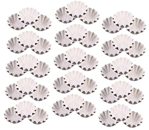 MAGICLULU 50stücke Wachsplatten Wiederverwendbar Für Wachswärmer Einlageschalen Auslaufsicher Passend Für Elektrische Wachserhitzer Tabletts Schwarz