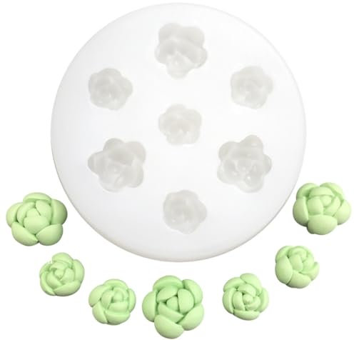 Formen für Sukkulenten/Blumenkerzen, flexible Aromatherapieformen, Fondant, Kuchen, Basteln, Heimdekorationen, Formen
