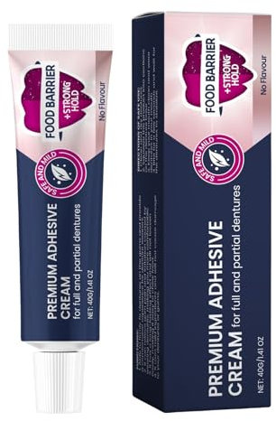 Zahnfleischkleber | Erweiterte Zahnpasta | Thermoplastische Zahnersatzkleber | 40G Soft Gum Fixing Paste | Unterstützt das und Sprechen, ideal für Senioren, Frauen und Männer während der täglich