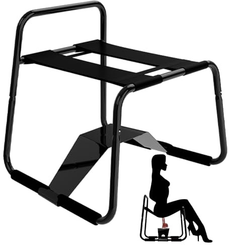 Sexmöbel Stuhl für Paare – Verstellbarer Liebesstuhl mit Griffen – BDSM Erotikstuhl für Sexstellungen & Bondage – Bounce Love Chair für Intime Momente & Fesselspiele
