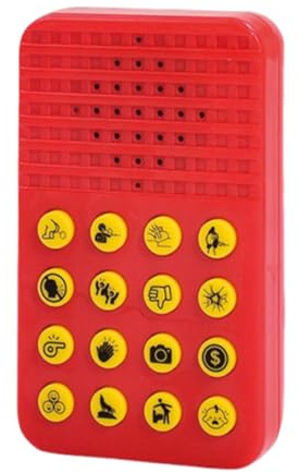 YNPQTDS 16 Lustige Geräusche Neuheit Soundmaschine ABS 6x10x2.3cm Lustiges Geräusch Gerät Mit 16 Komischen Sounds Streichgeräuschmacher Für Versammlung Camping Zuhause Erwachsene