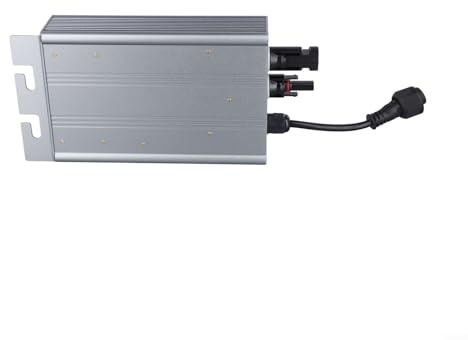 Solar Grid Tie Inverter 500W 600W 700W with MPPT for PV Systems, IP65 Waterproof Rating, 18-50V Input Voltage Range, Grey T-500/T-600/T-700(T500-500W)