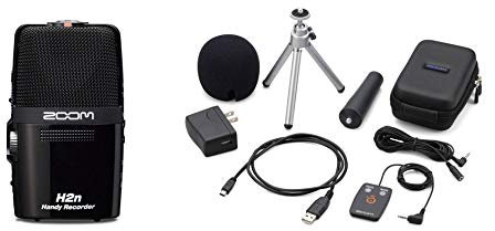Zoom H2n Ensemble d'enregistreur multipiste numérique Portable avec kit d'accessoires APH-2n