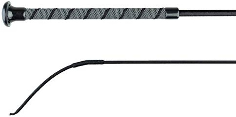 Horze Sure Grip Dressage Whip - Black - 110cm