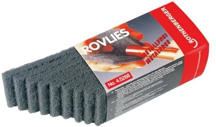 ROTHENBERGER Reinigungsvlies ROVLIES,130x60mm, 10St. | 45268 | Entfernt die Oxidschicht zum Löten