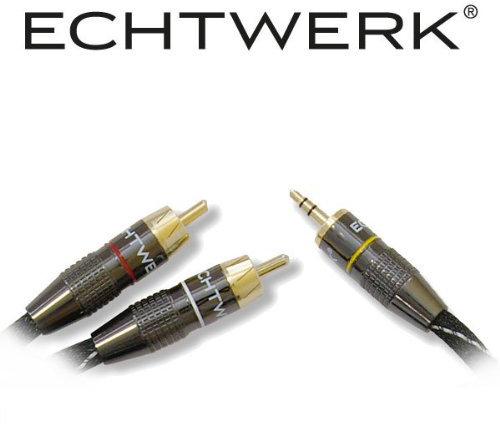 Echtwerk High End Klinke-Cinch 3m Kabel