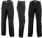 Texpeed Motorradhose Überhose mit protektoren herren und voller Reißverschluss - Textil Wasserdicht Motorroller Motorrad Bikerin Mit Schutz (EN 1621-1) - Schwarz
