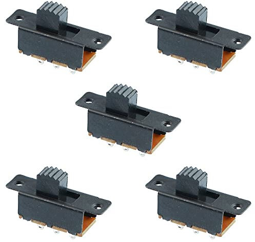 Lot de 5 mini interrupteurs à glissière miniatures pour modélisme ferroviaire 2 positions SPDT