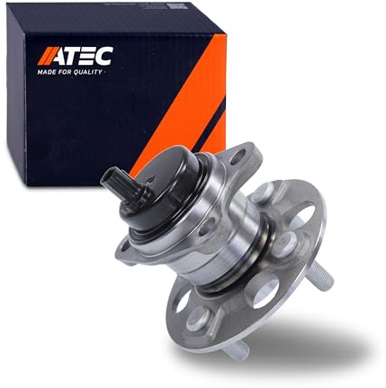 ATEC Germany 1x Radnabe hinten Radlager Radlagersatz mit ABS-Sensor, | Kompatibel mit: DAIHATSU CHARADE VIII, TOYOTA YARIS, YARIS