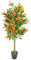 Leaf Artificial Ficus Tree/Plant, Photinia Red Green, 130 cm