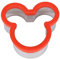 Stainless Steel Mickey Mouse Cookie Cutter/Kids Sturdy Cutters for Cookies, Sandwiches, Biscuit