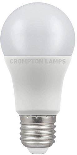 Crompton LED GLS Thermal Plastic 11W E27 Cool White Opal Dimmable