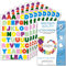 Sticky Letters for Crafts - 408 Alphabet Stickers, Kids Self Adhesive Craft Lettering, Stick On Letters, Scrapbook Sticker, Crafting Alphabet Lettering, Colourful Letter Stickers by Innoveem