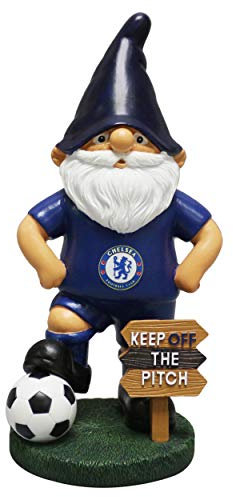 Forever Collectibles UK EPL Chelsea Football Premier League Championship Keep Off The Pitch Garden Gnome Ornament Indoor/Outdoor…