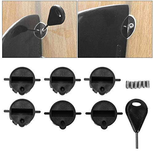 Surf Fin Plug Surfboard Fin FCS Runde FCS FIN G5 Plugs Box f¨¹r Surf Fin f¨¹r Surfboard Fin(black)