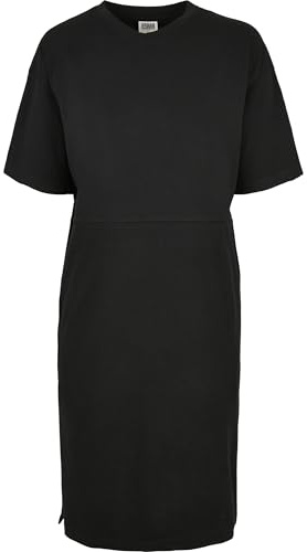 Urban Classics Damen Kleid, A-Linie, Schwarz, 3XL