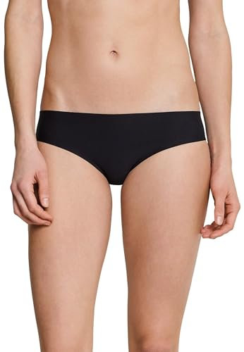 Schiesser Damen Invisible Slip - Cotton Unterwäsche, Nachtblau_161924, 38 EU