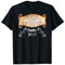 Lateinischer Exorzismus Spruch mit Revolvern und Rosen T-Shirt