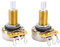 CTS 450 A500K Pots Long Split Shaft 3/4 Inch 10% Audio Taper Potentiometers for Electric Guitar Bass (Set of 2)