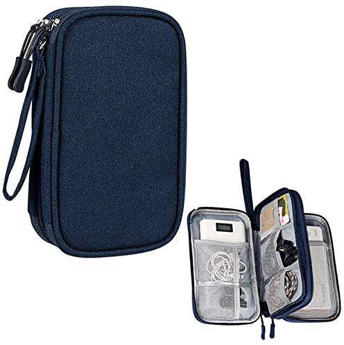 NPTGLYQW Tasca Organizer Cavi Porta ​Cavi Borsa Borsa Organizer Cavi da Viaggio Borsa Organizer Cavi Tasca per Cavi Impermeabile per Accessori Cavi di Ricarica per Cellulari Power Bank Chiavette USB