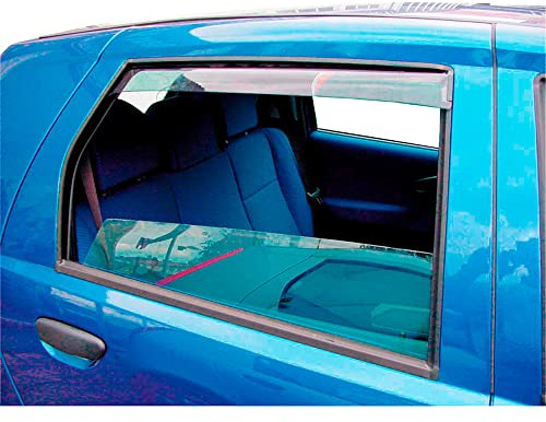 Hintere Windabweiser (1 Set) für die Fahrer und Beifahrerseite-CLI004M2154 passend für KIA e-Soul SUV, TYP SK3, 5-Door, 2020-