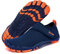 Racqua Wasserschuhe Herren und Damen Badeschuhe Schwimmen Schwimmschuhe Aquaschuhe beachies Marineblau/Orange48