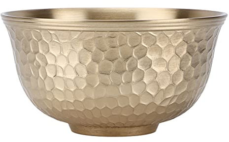 Hammered Copper Punch Bowl, Pure Copper Mixing Bowl Multi Purpose for Parties, Events, Everyday Kitchen
