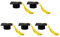 Worparsen Bachelor Cap Lightweight Compact Solid Bachelor Cap Dekor Multifunktion ale Blickfang Gelb