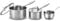 DELARLO Tri-Ply Stainless Steel Saucepan Set with Lid 1.0QT 2.5QT 10OZ, Small Pot, Induction Cooking Home Kitchen Sauce Pan,Butter Warmer,Dishwasher Safe & Oven Safe