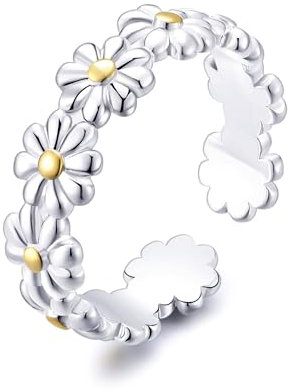 Philip Jones Verstellbarer Gänseblümchen-Ewigkeitsring