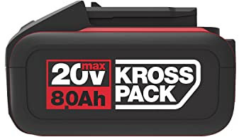 Kress Batterie Krosspack pour tous les outils sans fil Kress dans le système 20 V, 8,0 Ah, boîte colorée
