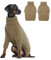 KATZINST Hundepullover Große Hunde, Weihnachten Rollkragen Strick Pullover, Hundebekleidung Für Labrador Dobermannpinscher, Gelbbraun 3XL
